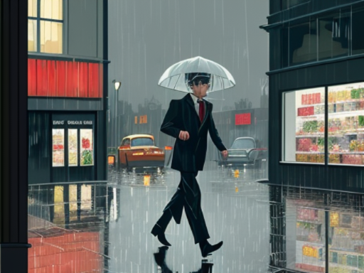 Martin enters the shop