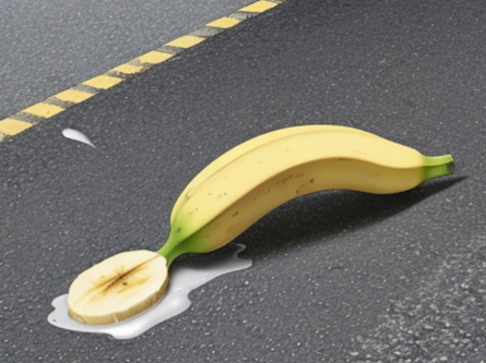 Martin drops his banana